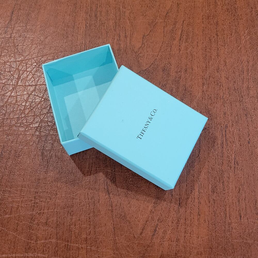 Tiffany & Co. Packaging Empty Blue Teal Gift Box 3.25x2.75x1.25"